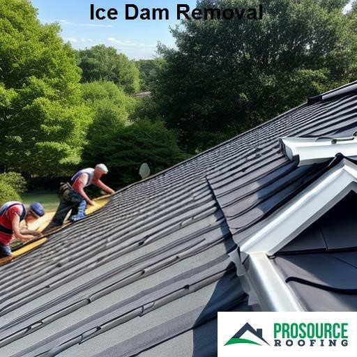 ProSource Roofing Ice Dam Removal